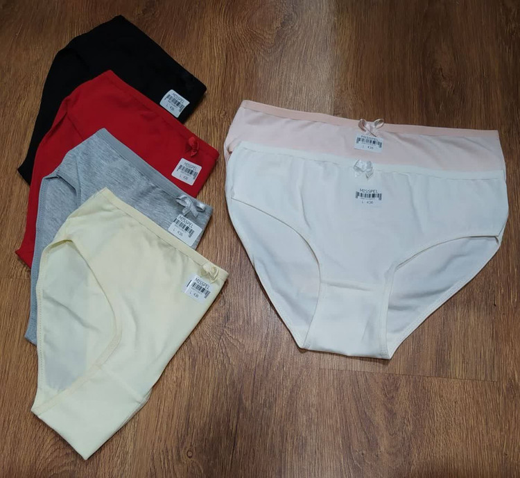 شورت نخ پنبه ساده میسپل پک 6عددی