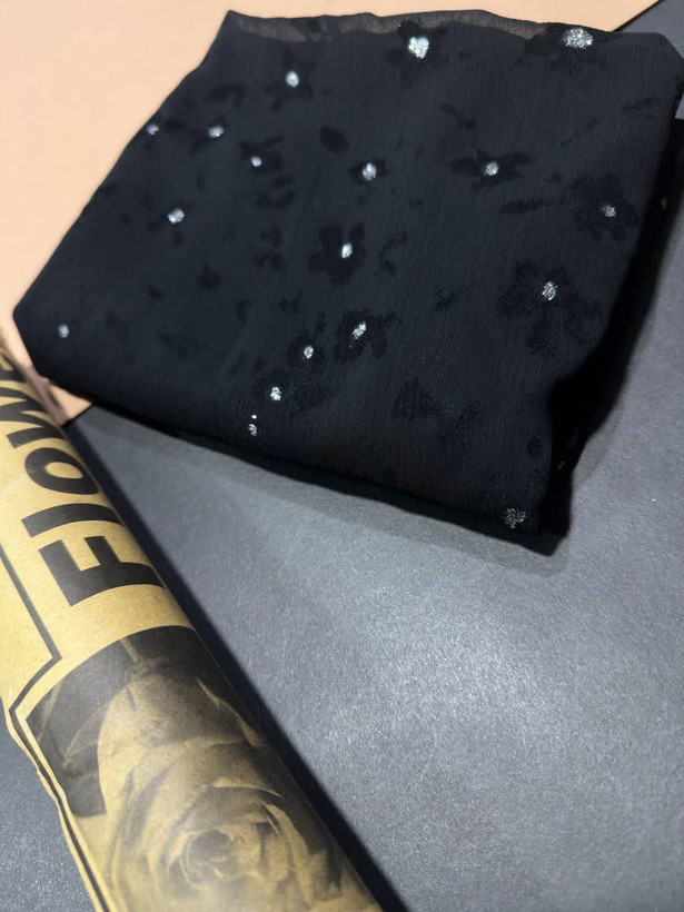 روسری حریر مخمل برجسته