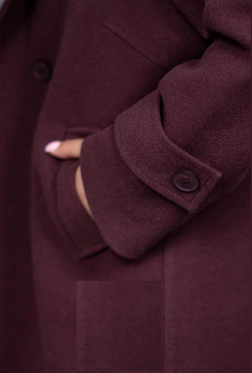 پالتو فوتر چهار دکمه یقه انگلیسی