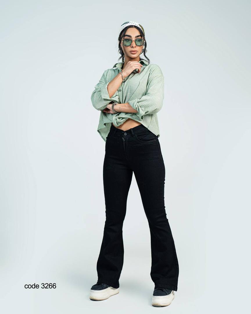 جین بوت کات مشکی