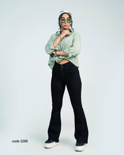 جین بوت کات مشکی