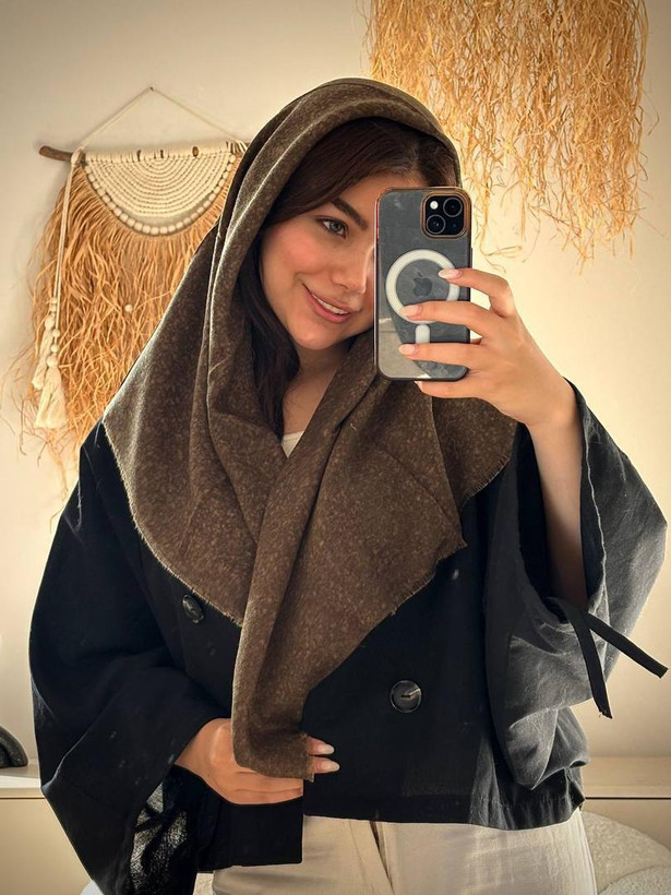 روسری کشمیر دور ریش قواره 100