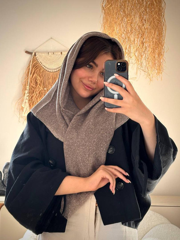 روسری کشمیر دور ریش قواره 100