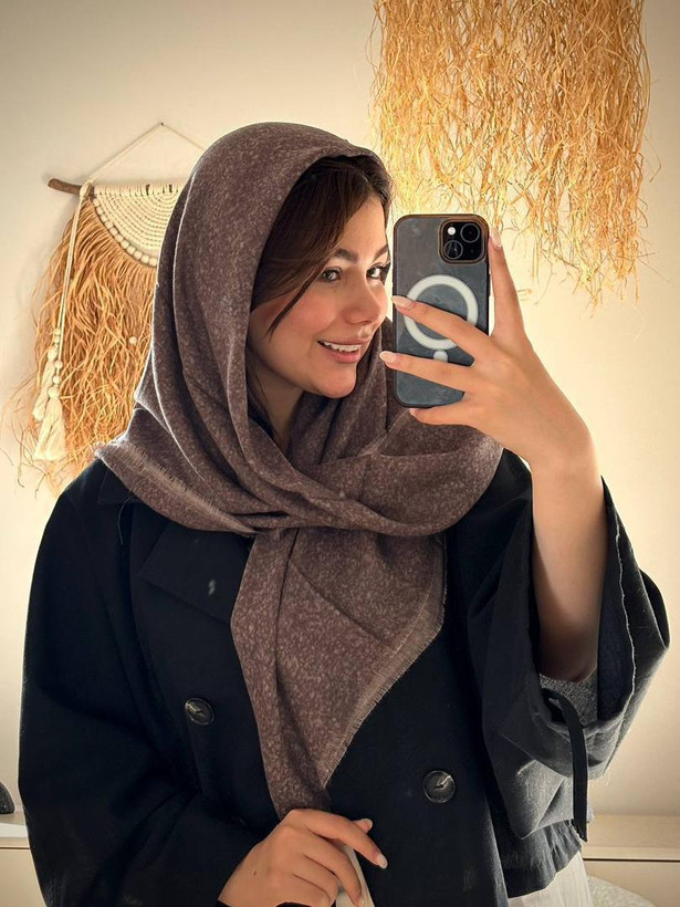 روسری کشمیر دور ریش قواره 100