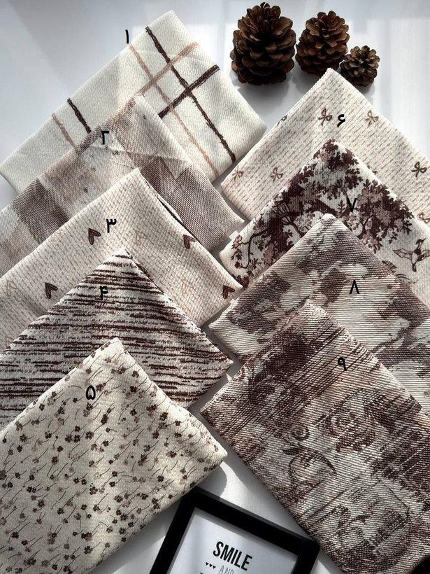 روسری پلیسه نخی پاییزه قواره140