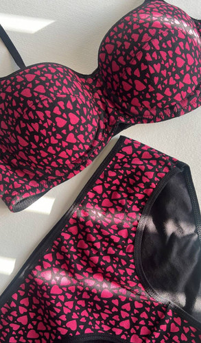 ست سوتین و شورت زیر فنردار پنبه آنیت