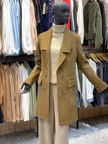 پالتو فوتر چهار دکمه یقه انگلیسی