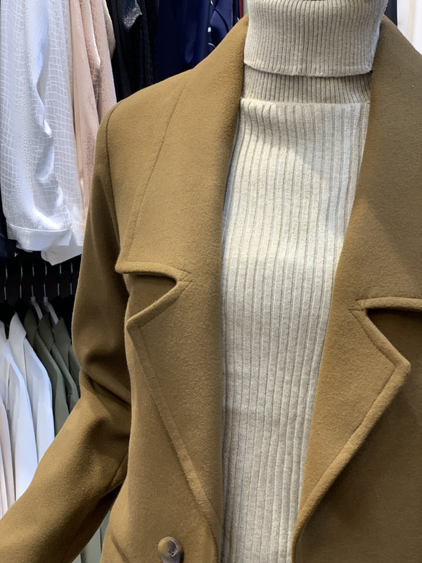 پالتو فوتر چهار دکمه یقه انگلیسی