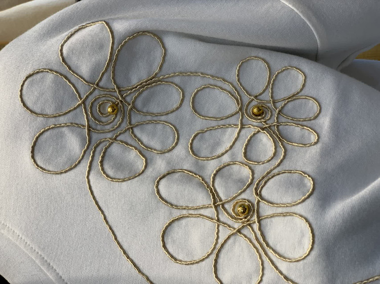 بلوز دورس قیطون دوزی