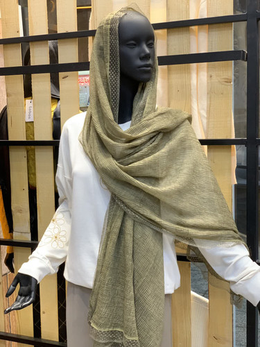 شال پلیسه سنگشور حاشیه گیپور