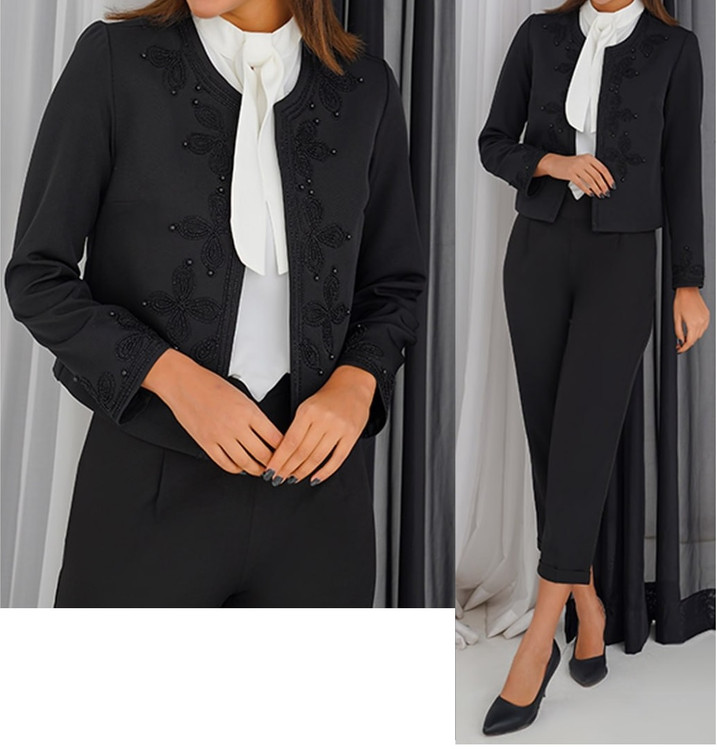 کت و تاپ قیطون دوزی شده دخترانه