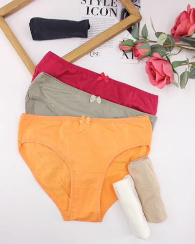 شورت نخ پنبه ساده میسپل پک 3 عددی