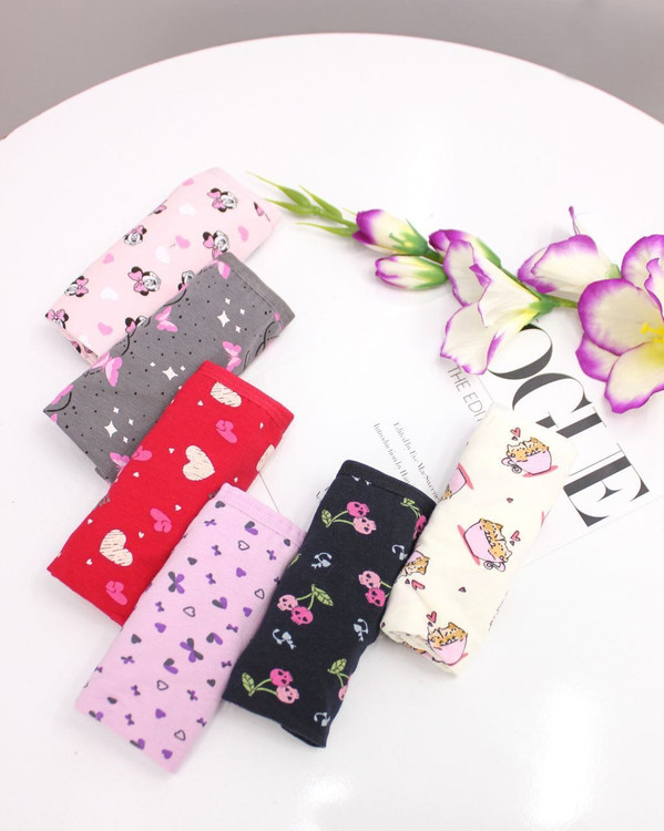 شورت نخ پنبه طرح دار میسپل پک 6 عددی