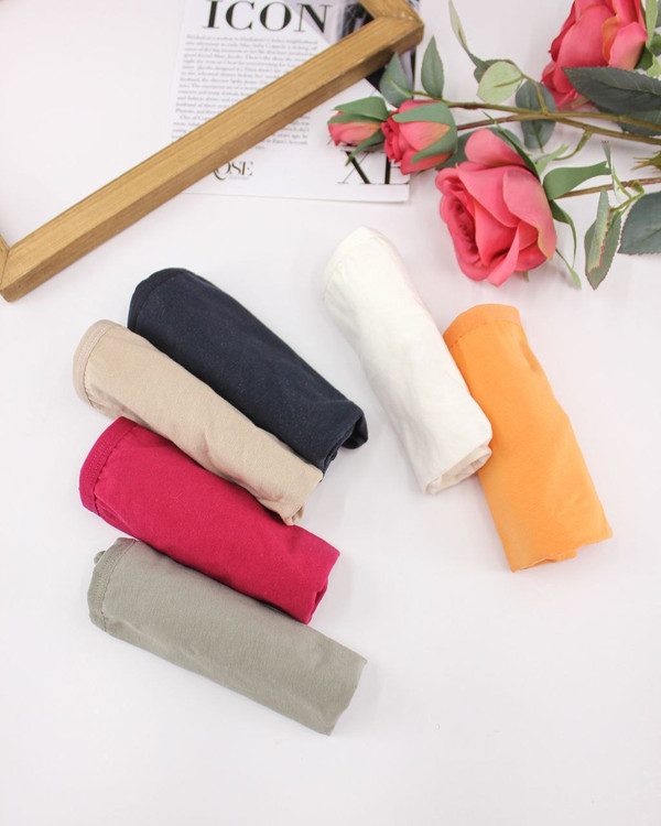 شورت نخ پنبه میسپل ساده پک 6عددی