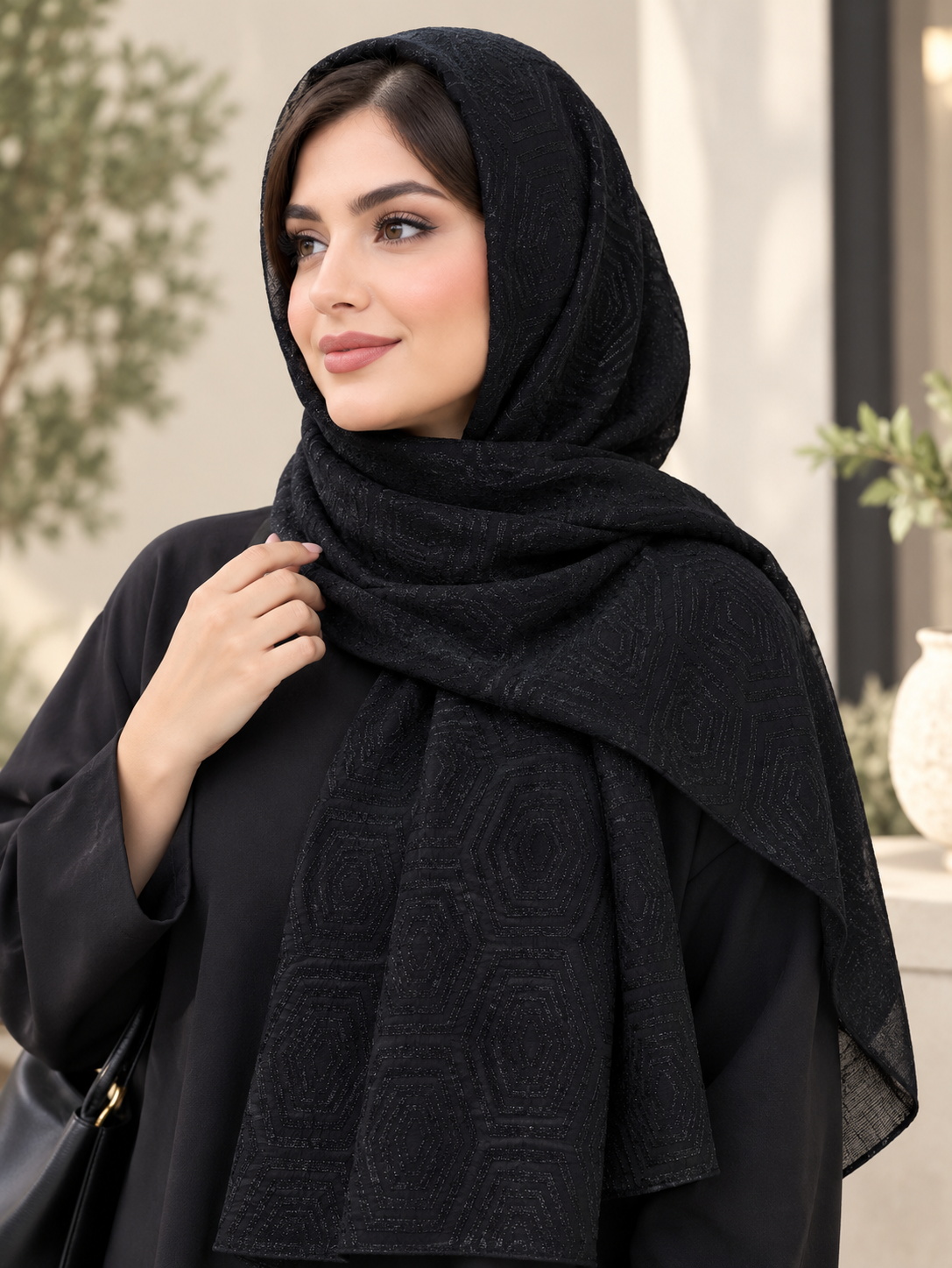شال لمه پاییزه دور دوخت
